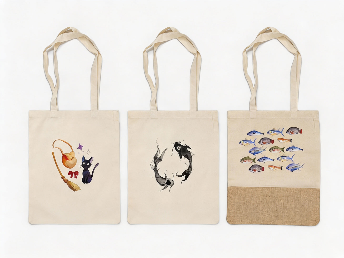 Fish tote bag