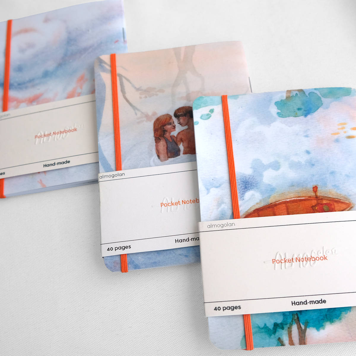 Handmade Illustrated A5 Pocket Notebook