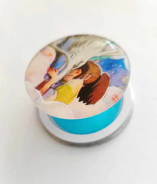 "Spirited away" Magnetic phone grip