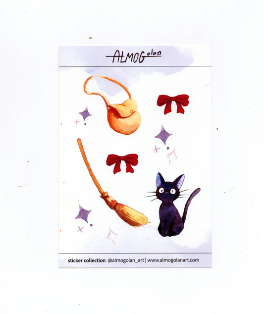 kiki's delivery service inspired Sticker sheet
