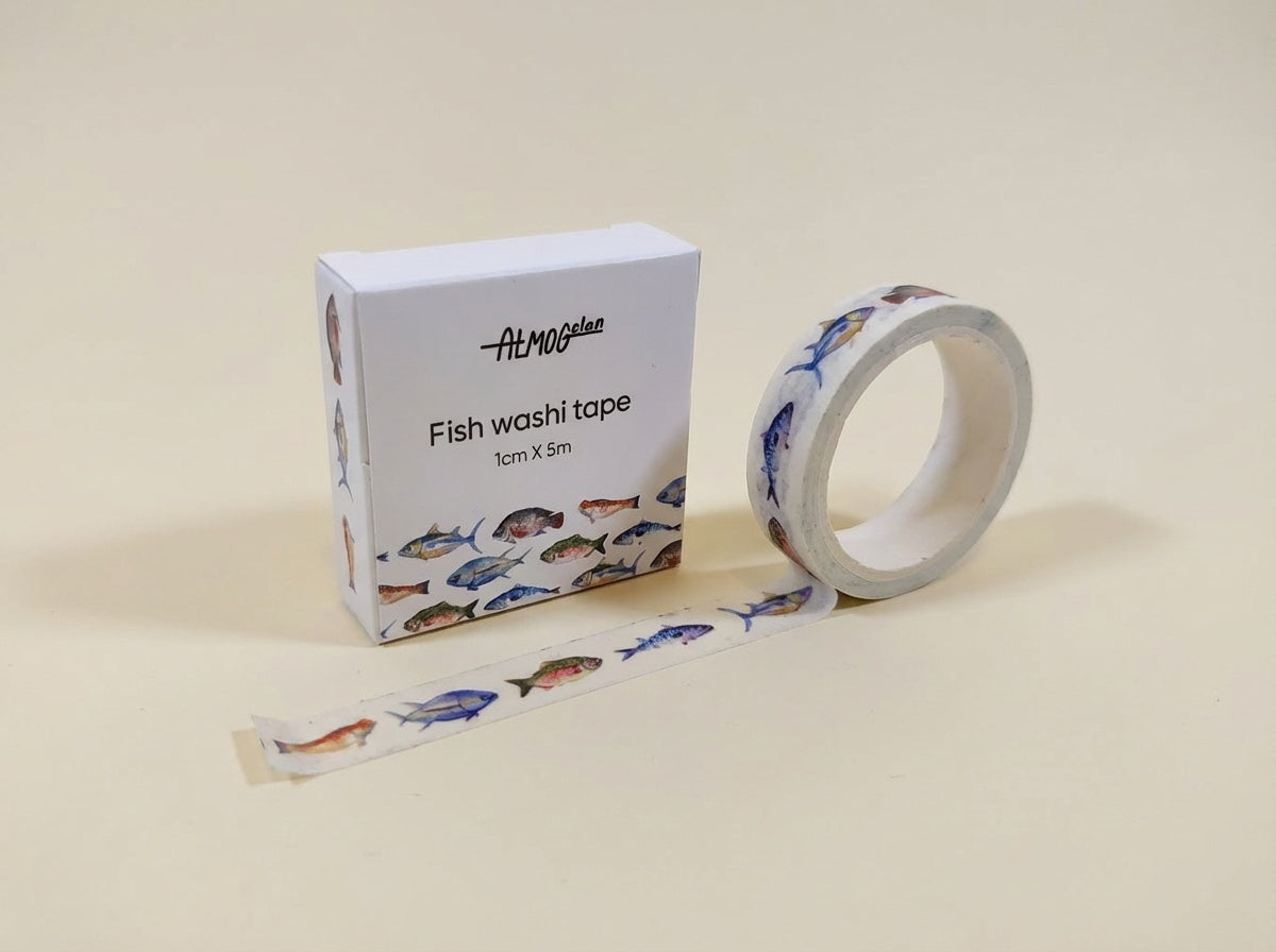 Fish washi tape