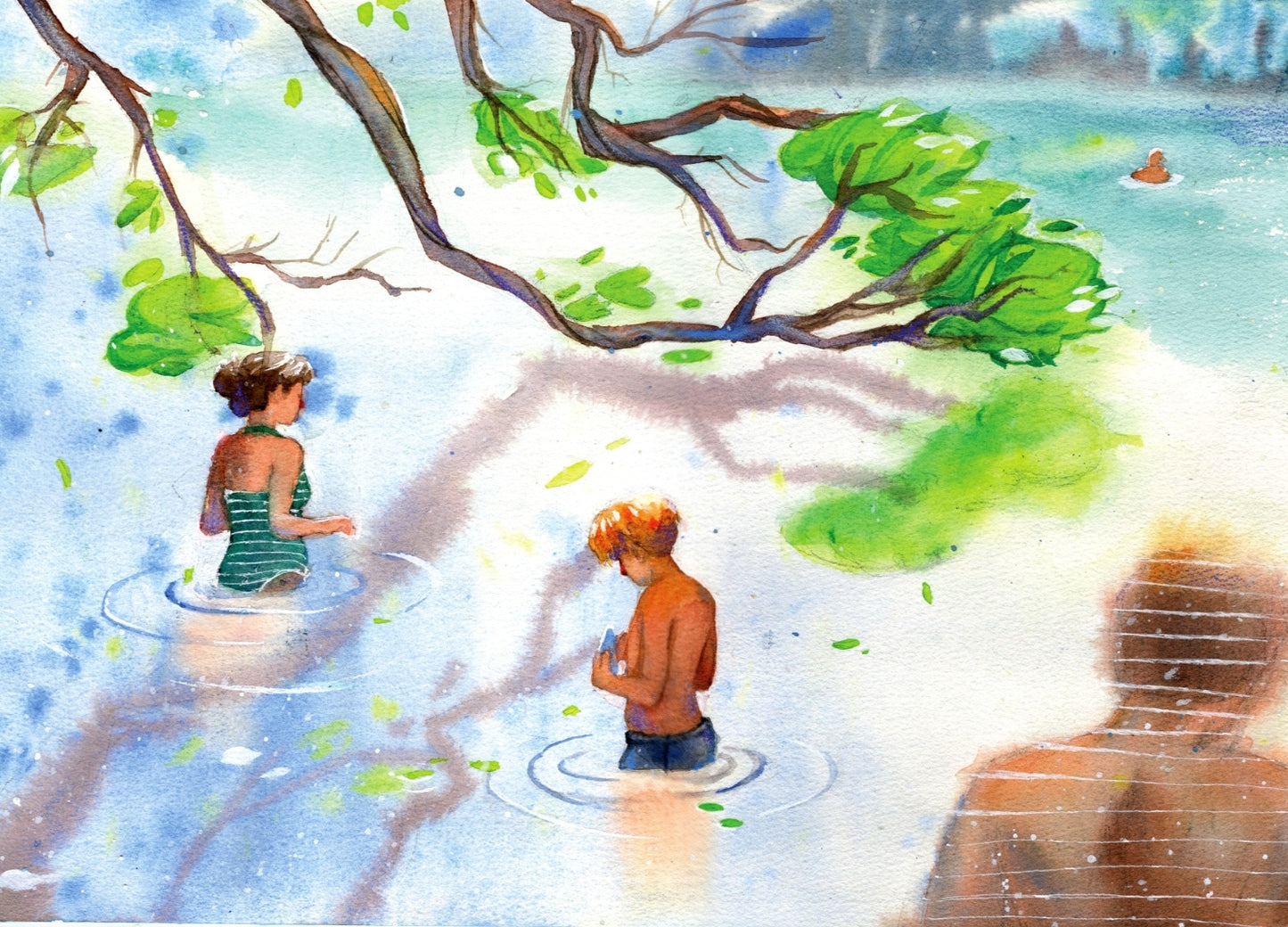 The swimmers