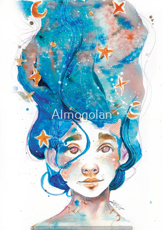 "Starry ocean" Print