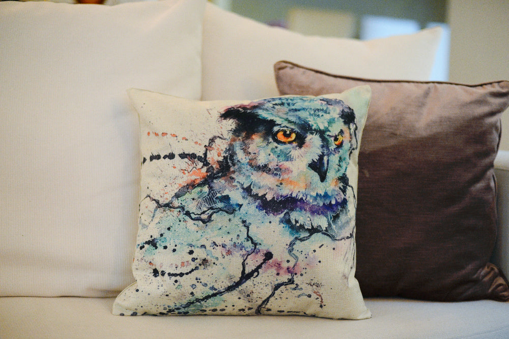 "Owl" pillow case