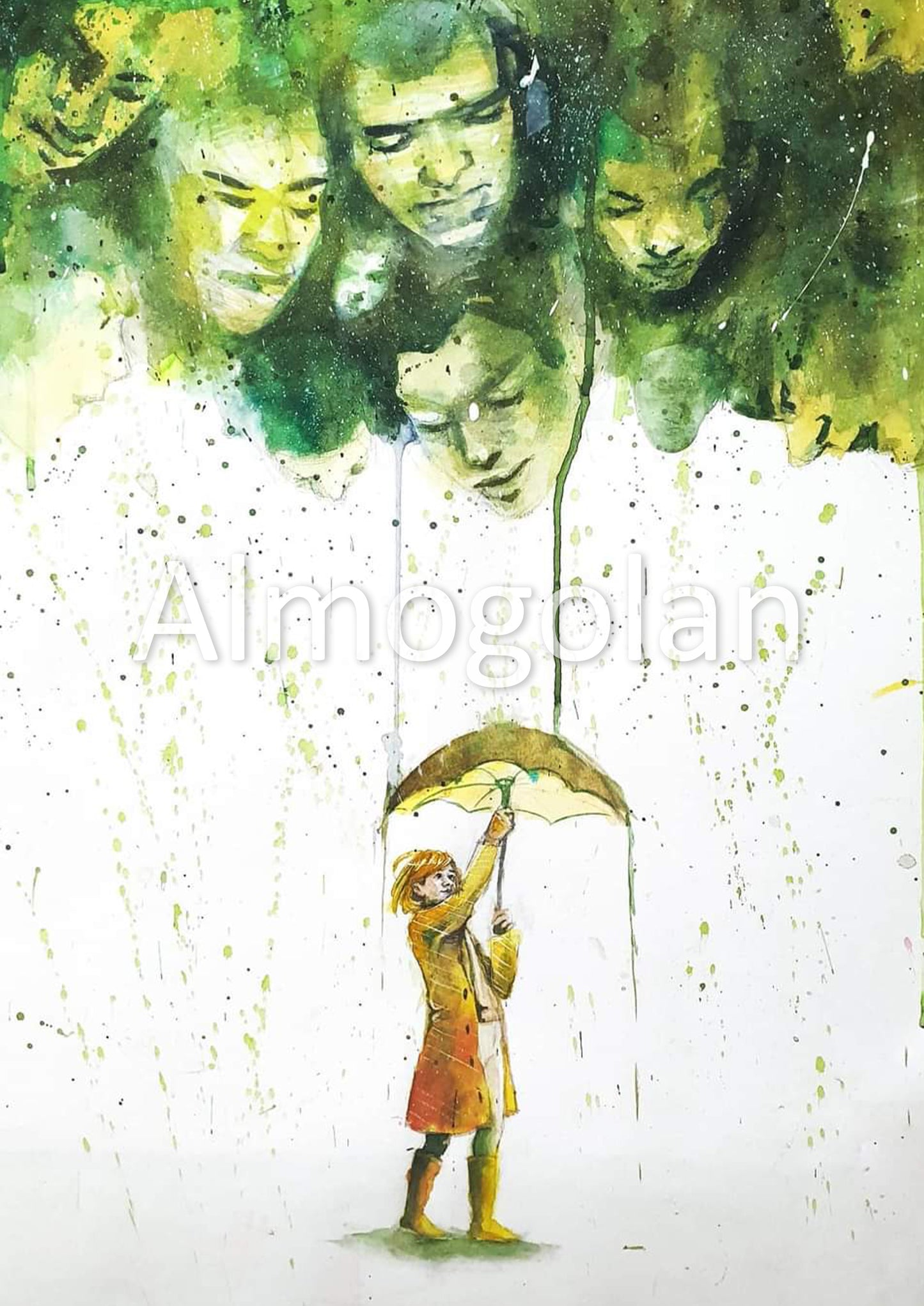 "My umbrella" Print